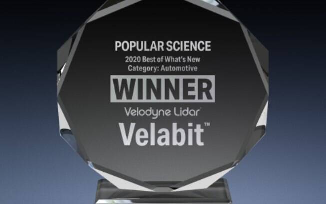 Velabit™ da Velodyne Lidar vence prestigiado Prêmio Best of What’s New da Popular Science