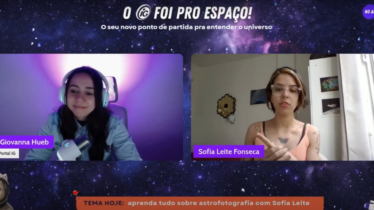Sofia Leite no podcast iG Foi Pro Espaço Sofia Leite no podcast iG Foi Pro Espaço