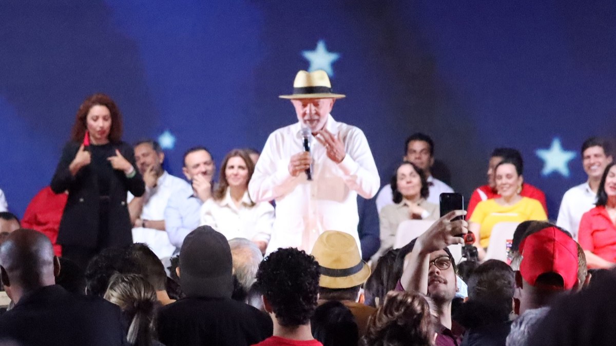 Lula discursa na convenção do PT em São Paulo