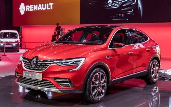 Renault Arkana: outro SUV cupê, que é um dos que estão previstos para chegar ao Brasil. Será fabricado aqui após 2020