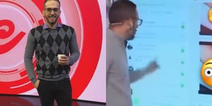 Sem querer: Apresentador argentino mostra nudes ao vivo na TV