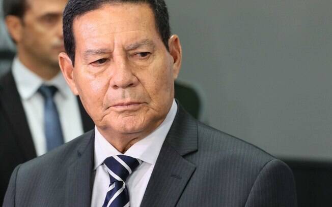 O vice-presidente Hamilton Mourão