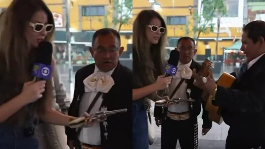 Repórter Sofia Miranda, da GE TV, no México