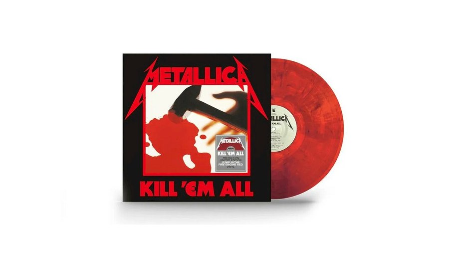 Metallica lança versão de 'Kill 'Em All - em vinil vermelho