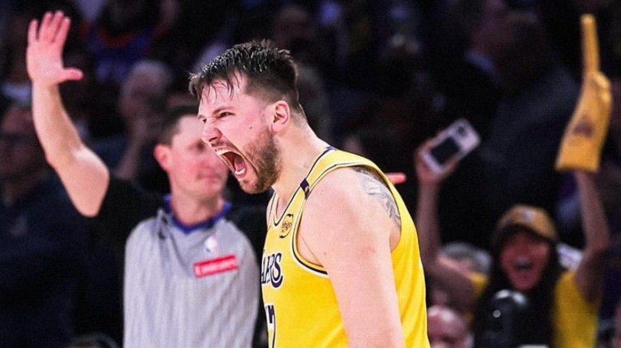 Luka Doncic é o grande astro atual do Los Angeles Lakers Luka Doncic é o grande astro atual do Los Angeles Lakers