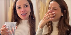 Juliette fica chocada com copo nojento na França e viraliza