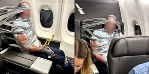 Quem é o passageiro amarrado em voo após ataques racistas