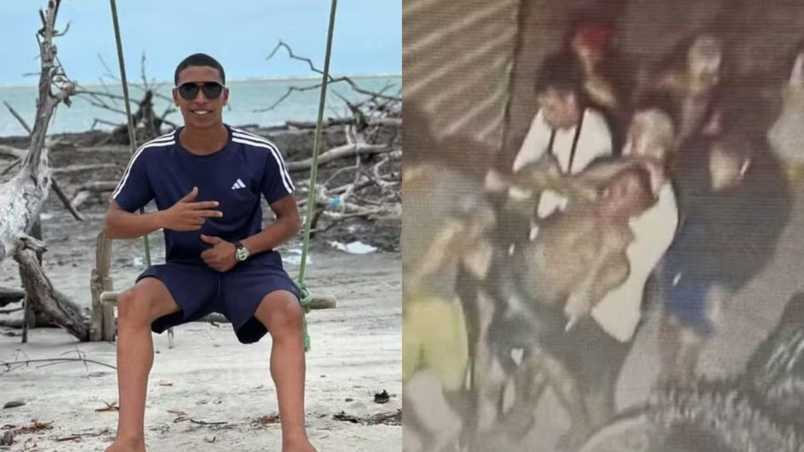 Turista desaparecido em Jericoacoara é visto por imagem de câmera sendo imobilizado por vários homen