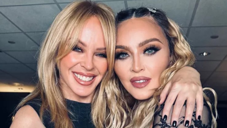 Madonna e Kylie Minogue oficializam parceria histórica