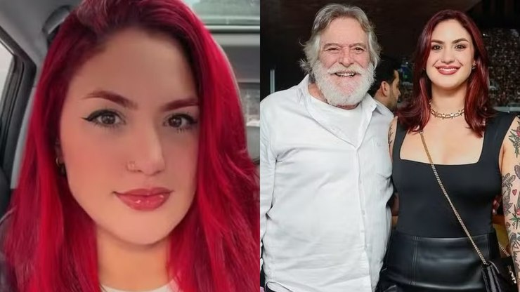 Mulher de José de Abreu, 51 anos mais nova, reage a ataques
