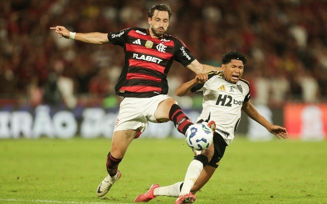Matías Viña e Rony - Flamengo x Atlético-MG