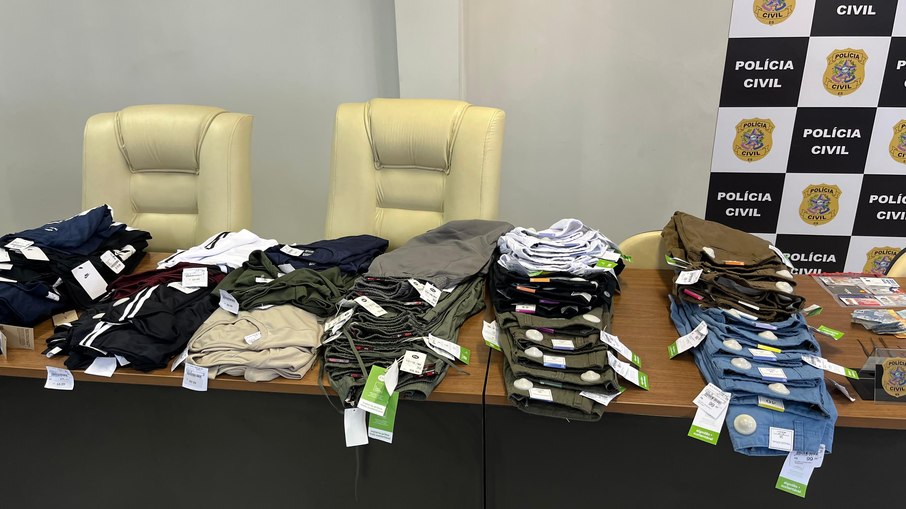 Polícia Civil do Espirito Santo apreende materiais roubados de shopping
