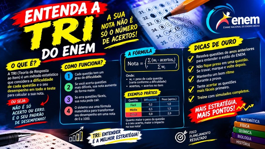 Avaliação do ENEM Avaliação do ENEM