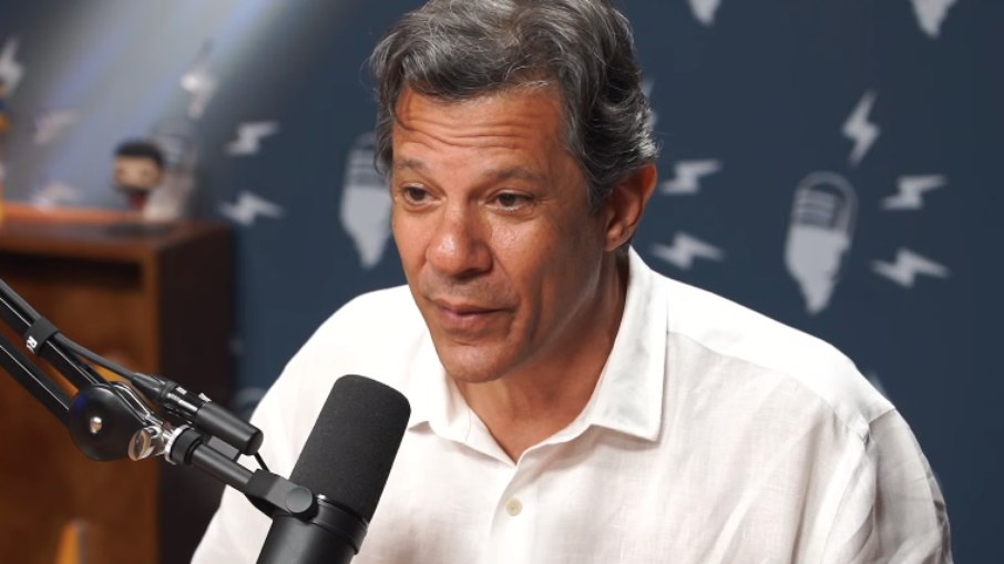 Haddad em entrevista ao podcast Flow, nesta quarta-feira (26)