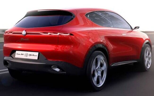 O design do Tonale é inspirado no Stevio, o irmão maior da nova linha de SUVs lançada pela Alfa Romeo