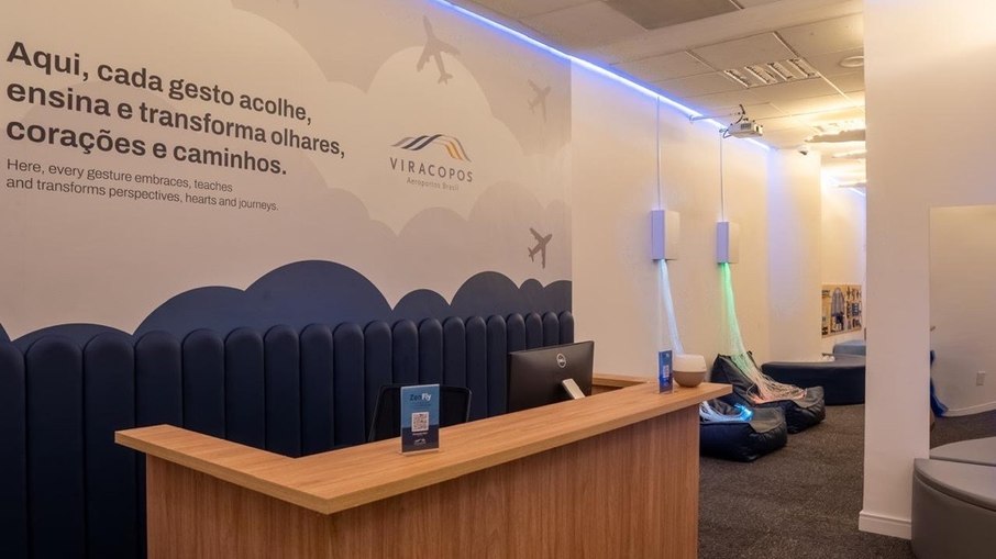 A implantação da sala atende a uma demanda crescente por ambientes acessíveis e sensorialmente adequados em aeroportos A implantação da sala atende a uma demanda crescente por ambientes acessíveis e sensorialmente adequados em aeroportos