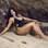 "Índia Fitness" Yasmin Castrillon fez ensaio pra lá de sensual em praia deserta. Foto:  Kadu Martins / MF Press Global
