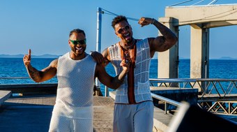 Carnaval 2024: Tony Salles e Léo Santana gravam juntos pela 1ª vez