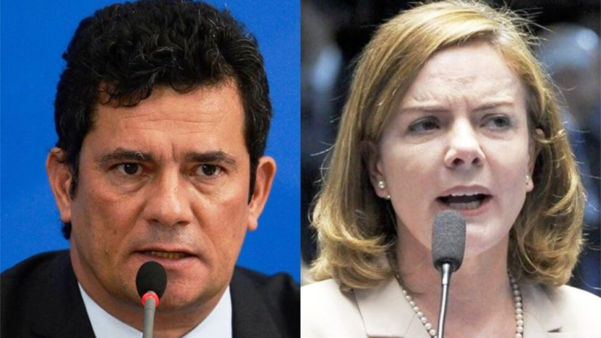 Gleisi Hoffmann criticou Moro