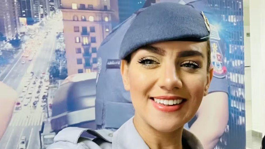 A policial militar Gisele Alves Santana, de 32 anos