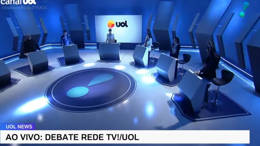 Debate realizado nesta terça-feira (17) pela RedeTV! e UOL 