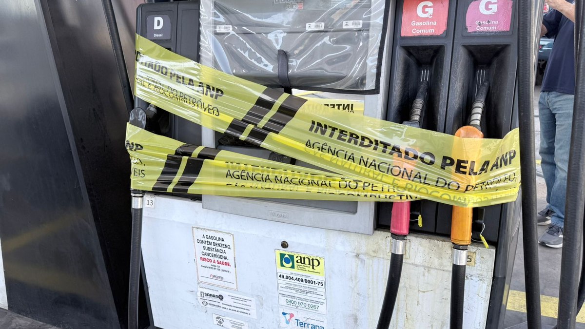 Com donos de "fachada", 6 postos de gasolina são lacrados em SP