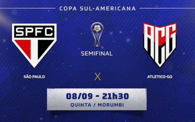 São Paulo x Atlético-GO: onde assistir, prováveis times e desfalques do jogo pela Copa Sul-Americana