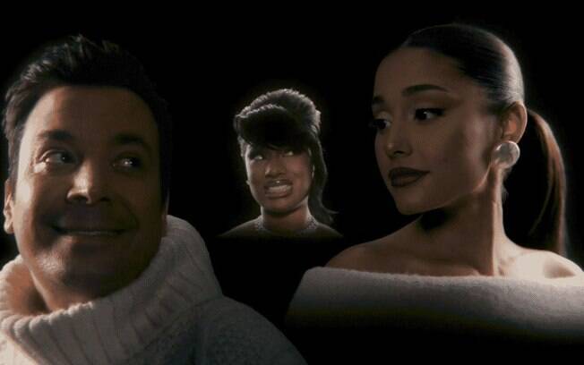 Ariana Grande, Jimmy Fallon e Megan Thee Stallion lançam “It Was A … (Masked Christmas)”