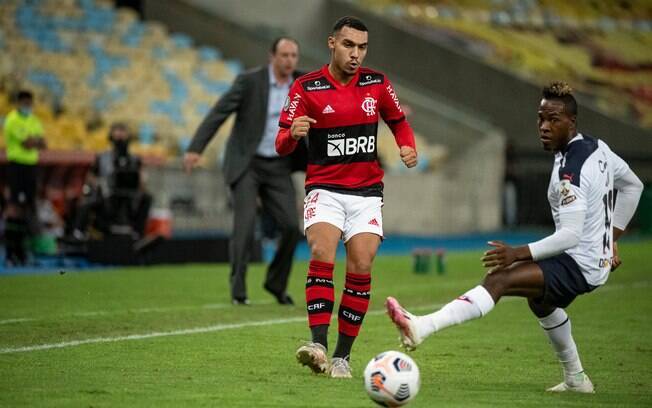 Flamengo x LDU. Foto: Alexandre Vidal / Flamengo