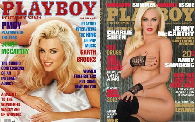 Jenny McCarthy posou para a Playboy em 1994 e em 2012, 18 anos depois