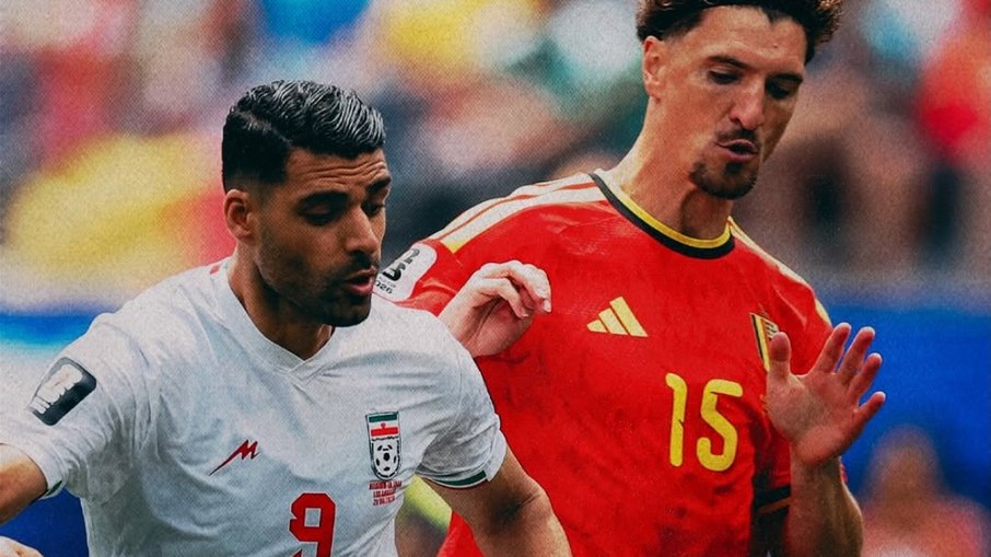 Bélgica x Irã em jogo válido pela fase de grupos da Copa do Mundo 2026 Bélgica x Irã em jogo válido pela fase de grupos da Copa do Mundo 2026