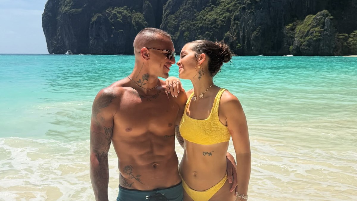 Mel Maia e o lutador Luan Medeiros Mel Maia e o lutador Luan Medeiros