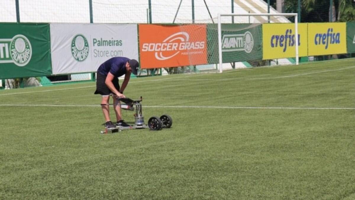 Depois do Allianz Parque, gramado sintético do CT do Palmeiras é aprovado nos testes da Fifa