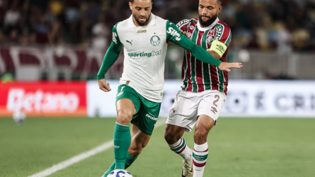 Palmeiras bateu o Fluminense por 2 a 1 no primeiro turno