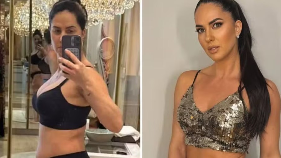 Veja o antes e depois de Graciele Lacerda Veja o antes e depois de Graciele Lacerda