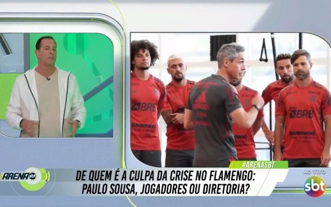 Emerson Sheik diz que Flamengo é 'mal treinado' e Benjamin Back opina: 'Não vai ganhar nada'