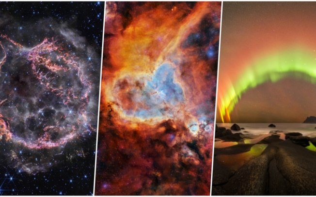 Destaques da NASA: nebulosa, aurora e   nas fotos astronômicas da semana