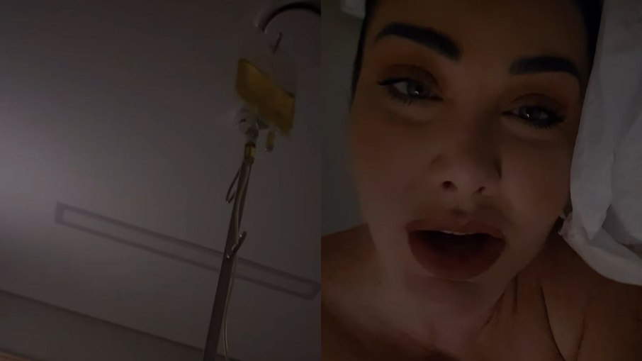 Helen Ganzarolli aparece no hospital e fala sobre saúde