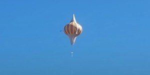 Balão de ar quente é apreendido em área de preservação ambiental