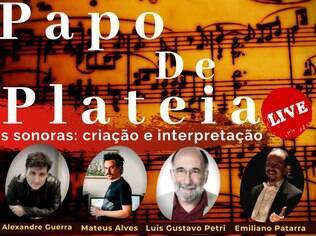 Os convidados desta semana são os compositores Mateus Alves e Alexandre Guerra e o maestro Luis Gustavo Petri, que também atua na composição de trilhas.