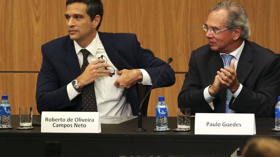 Roberto Campos Neto e Paulo Guedes