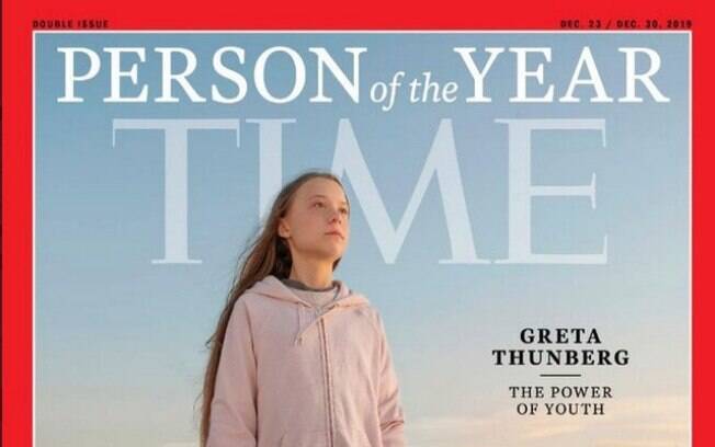 Greta Thunberg na capa da revista Times
