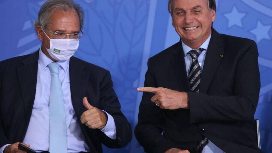 Paulo Guedes e Bolsonaro