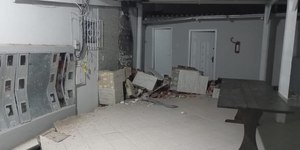 Prédio afunda e 65 moradores fogem só com roupa do corpo
