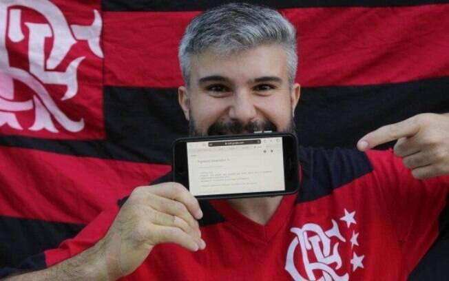 Flamenguista empolgado já garantiu ingressos para a final da Libertadores
