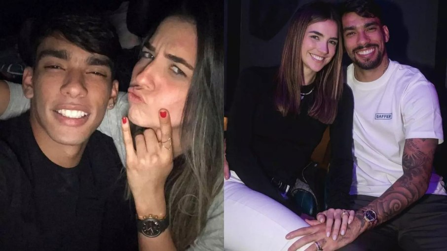  Lucas Paquetá e Duda Fournier são casados há oito anos