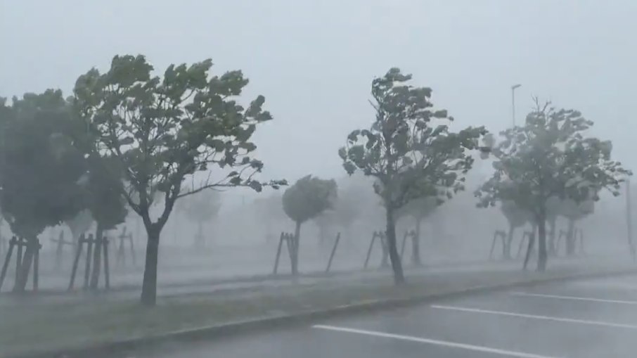 Tufão Khanun deixa feridos e causa estragos no Japão