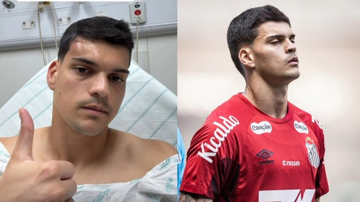 Brazão manda recado à torcida do Santos após choque na cabeça