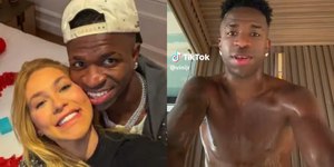 Vini Jr. causa ao apagar vídeo sem camisa