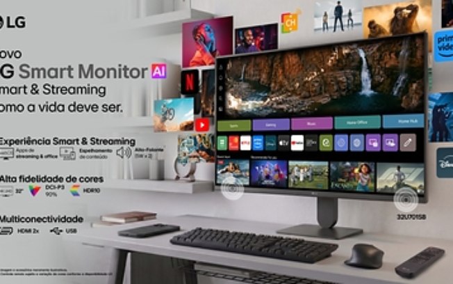 LG lança novos Smart Monitores com WebOS 26 integrado LG lança novos Smart Monitores com WebOS 26 integrado
